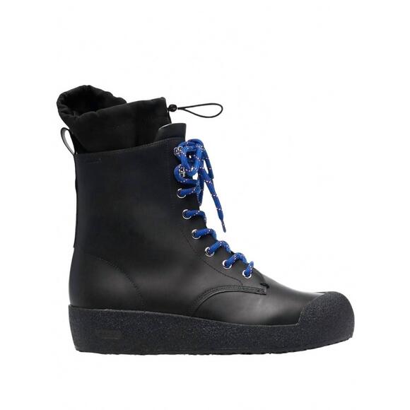 NEW BALLY women\'s candace shearling-lined leather boot in black